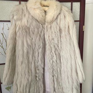 Ben-Ric Women's Fox Jacket - Ivory